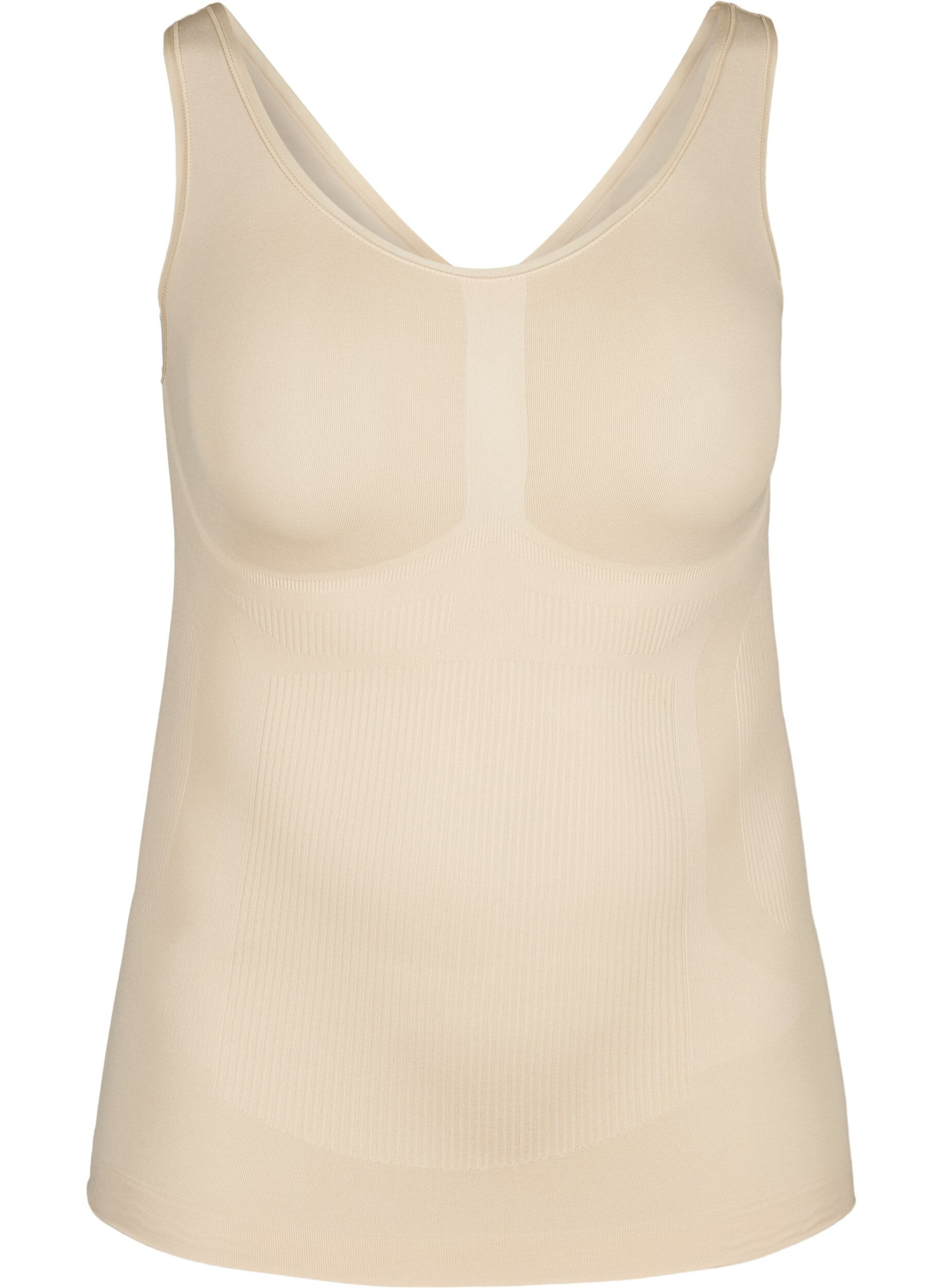Shapewear top with wide straps