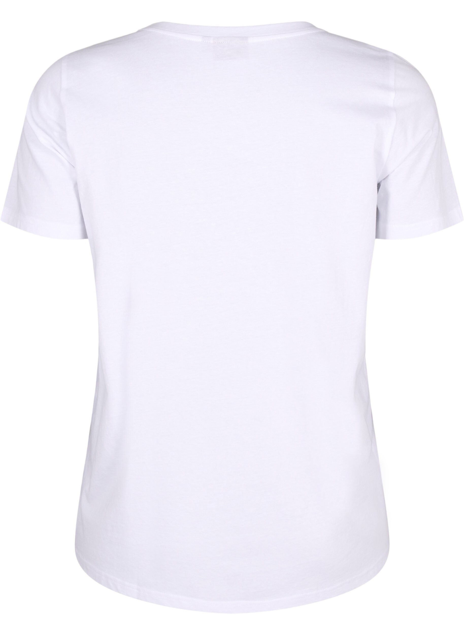 Zizzifashion T-shirts with floral motif, Bright W. w. Flower, Packshot image number 1