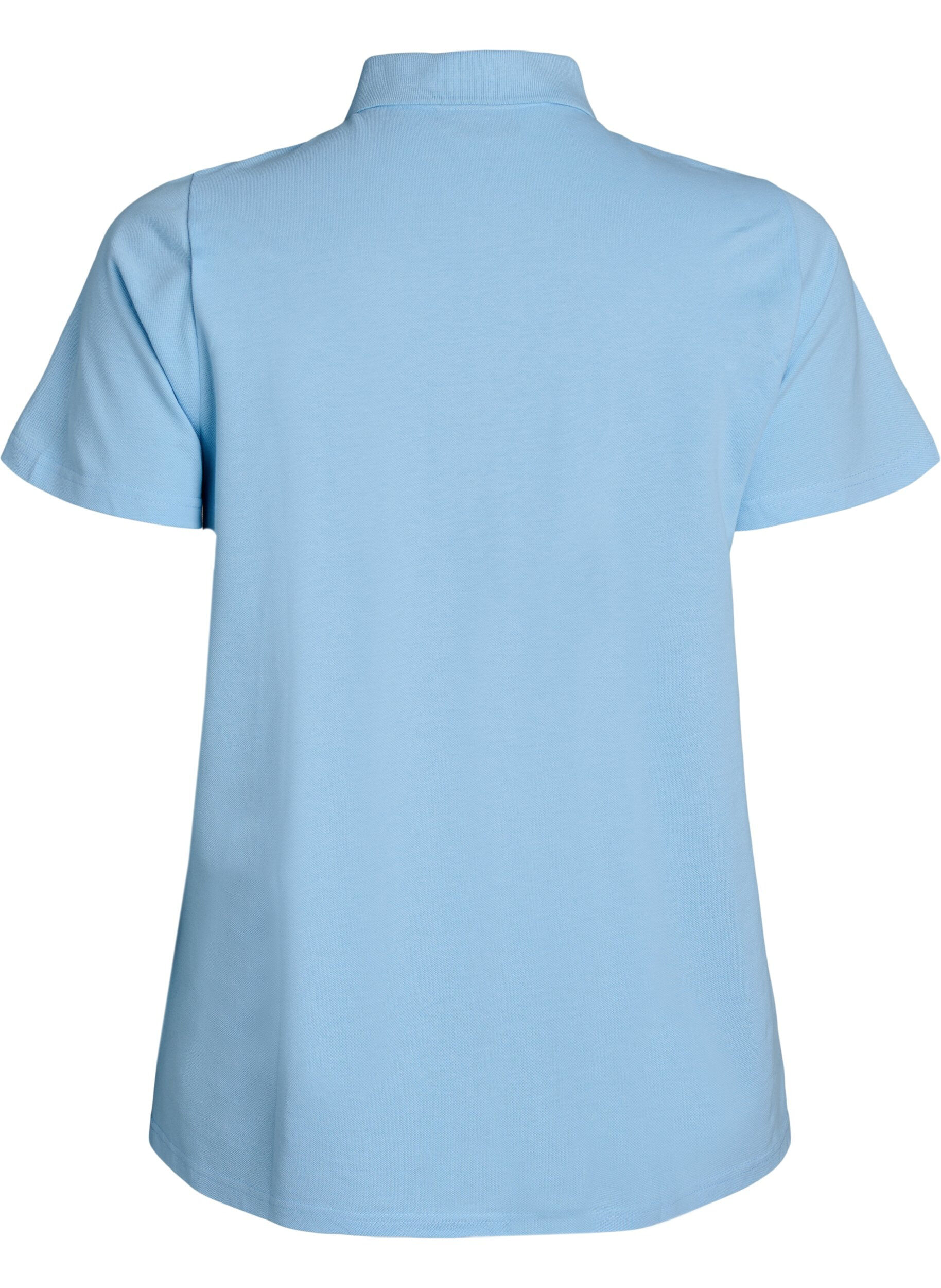 Zizzifashion Polo shirt with short sleeves, Light Blue, Packshot image number 1