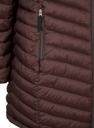 Lightweight jacket with pockets and detachable hood, Black Coffee, Packshot image number 3