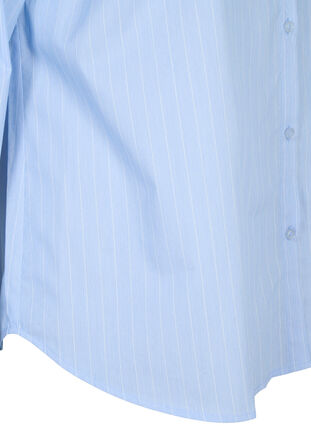 FLASH - Pinstripe Shirt, Light Blue Stripe, Packshot image number 3