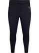 7/8 training tights with pockets, Black, Packshot image number 0