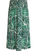 Viscose maxi skirt with smocking, Green, Packshot image number 0