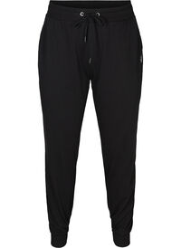 Loose workout trousers with pockets