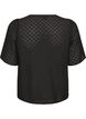 Blouse in broderie anglaise with button fastening, Black, Packshot image number 1