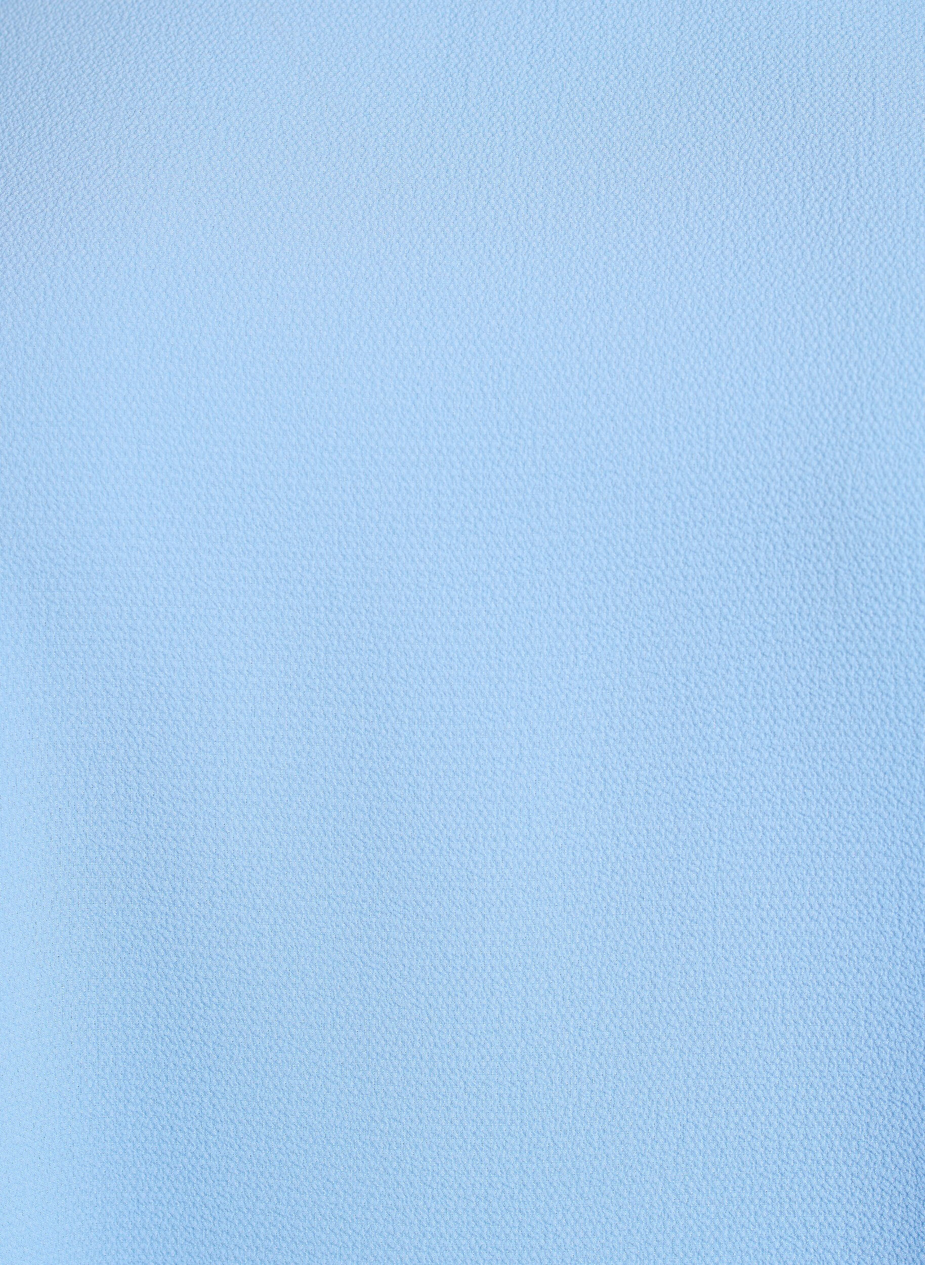 ZizzifashionBlouse with short sleeves and a round neckline, Blue, Packshot image number 2