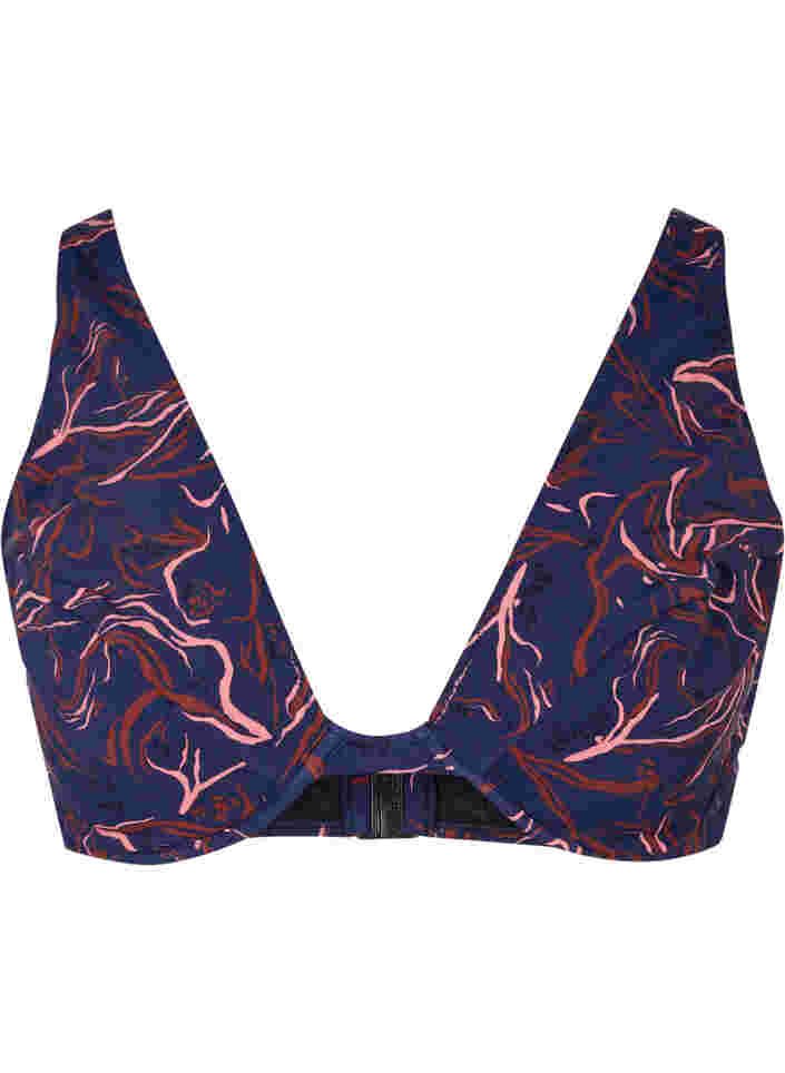 Printed bikini top with underwire, Graphic Print , Packshot image number 0