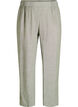 Loose trousers in linen and viscose, Green, Packshot image number 0