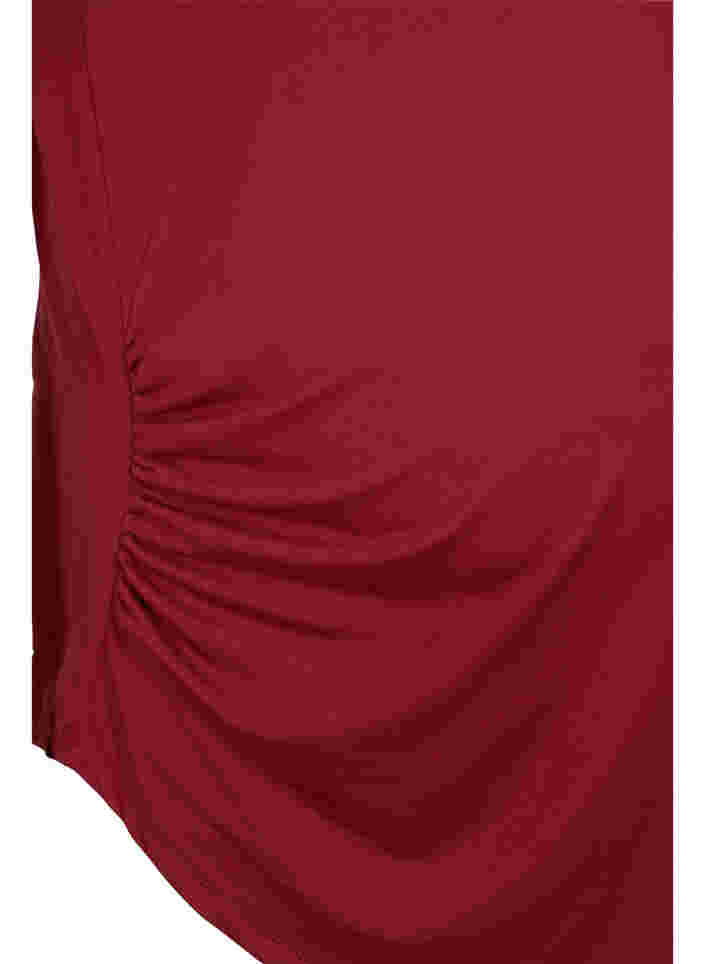 Maternity gym t-shirt, Purple Sage, Packshot image number 3