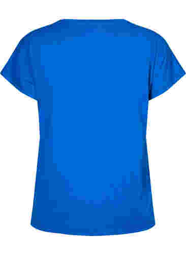 Short sleeved workout t-shirt, Lapis Blue, Packshot image number 1
