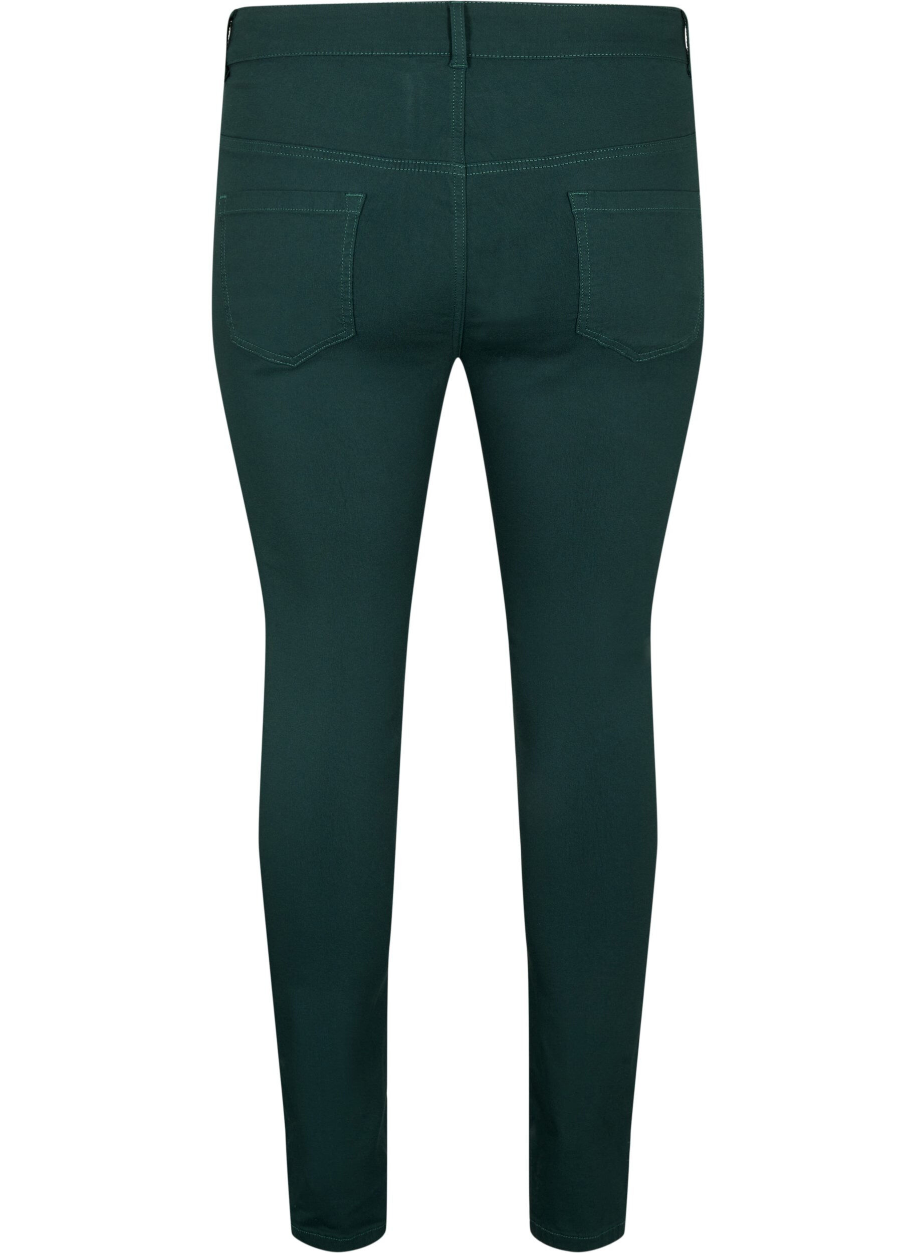ZizzifashionSlim fit trousers with pockets, Green, Packshot image number 1