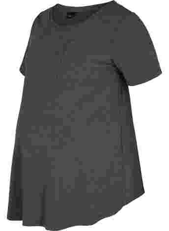 Short-sleeved cotton maternity T-shirt