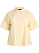 Striped blouse in a loose fit, Yellow, Packshot image number 0