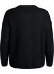 FLASH - Knit cardigan with zip, Black, Packshot image number 1