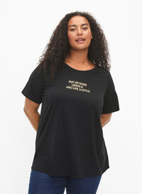 FLASH - T-shirt with motif, Black Lips, Model