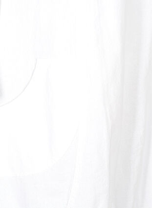 Short sleeve cotton dress, White, Packshot image number 3