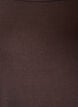 Basic T-shirt with boat neckline and 3/4 sleeves, Brown, Packshot image number 2