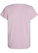 Loose training t-shirt with v-neck, Purple, Packshot image number 1
