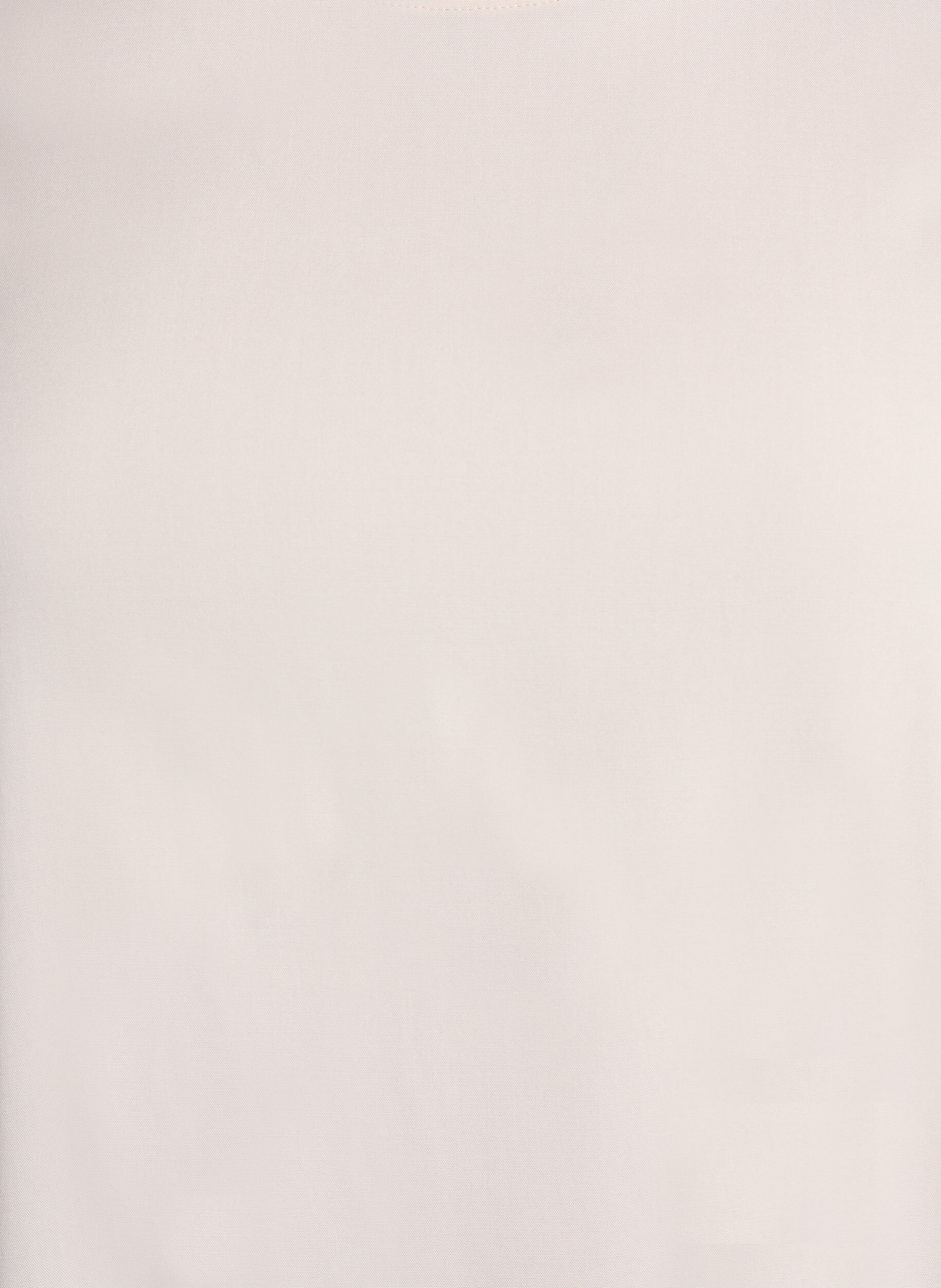 Zizzifashion FLASH - Short-sleeved woven blouse with round neck, Beige, Packshot image number 2