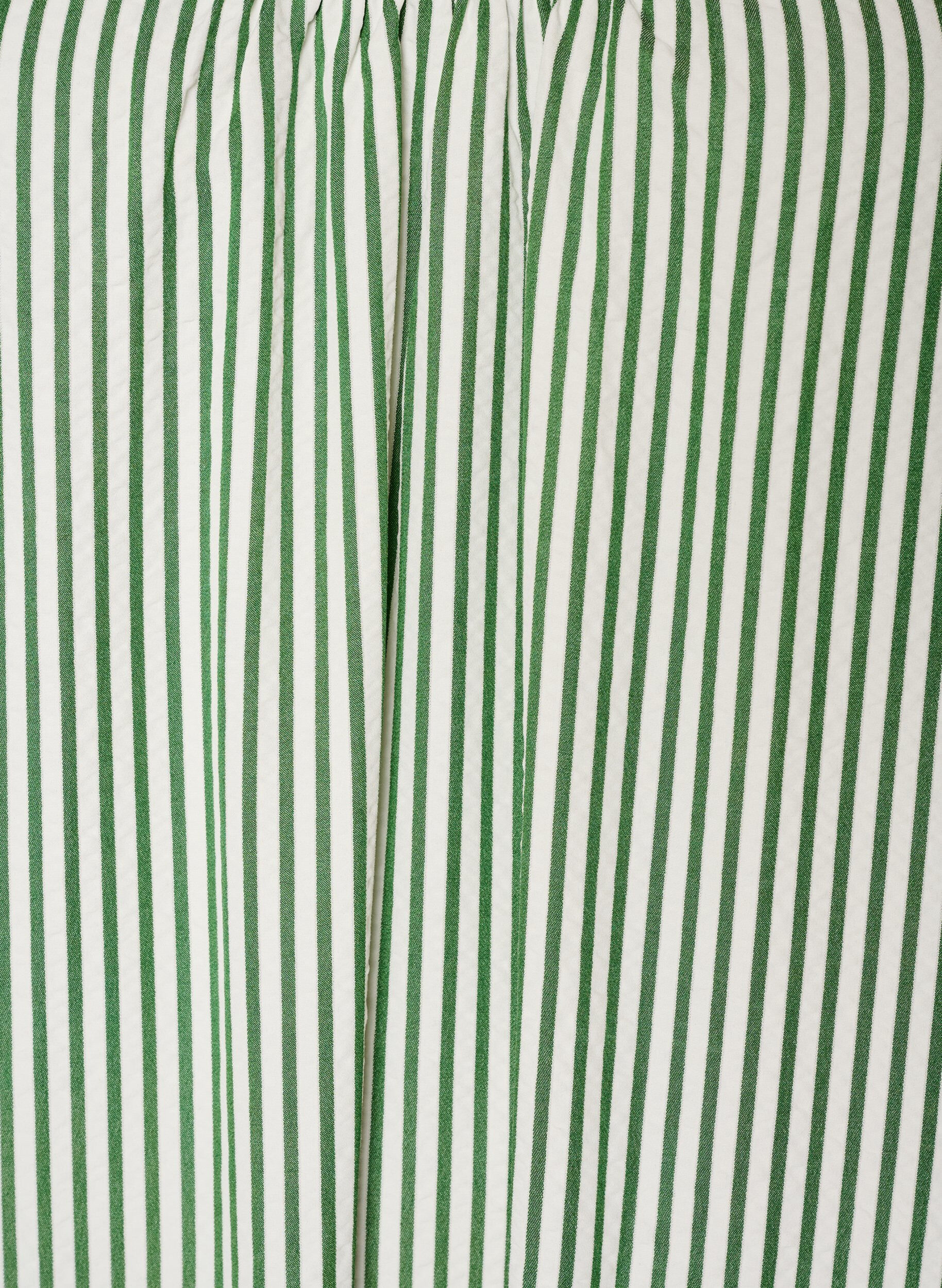 ZizzifashionSummer dress with stripes and A-line shape, Green, Packshot image number 2
