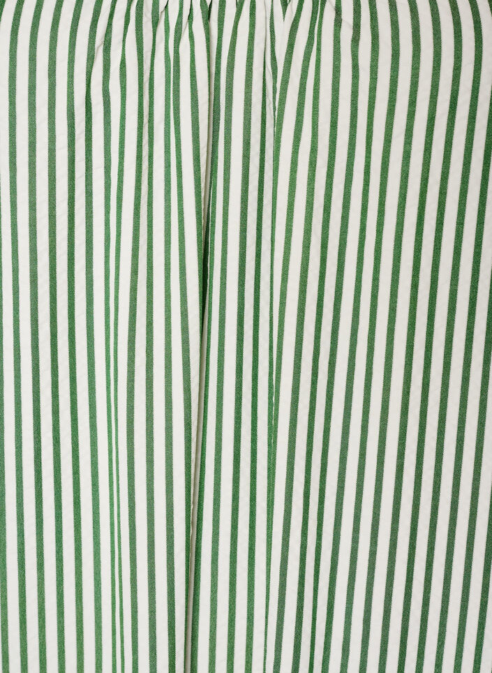 Summer dress with stripes and A-line shape, Green, Packshot image number 2