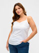 Cotton basic top 2-pack, Black/Bright White, Model image number 0