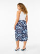 Viscose culotte trousers with print, Blue Ethnic AOP, Model image number 1