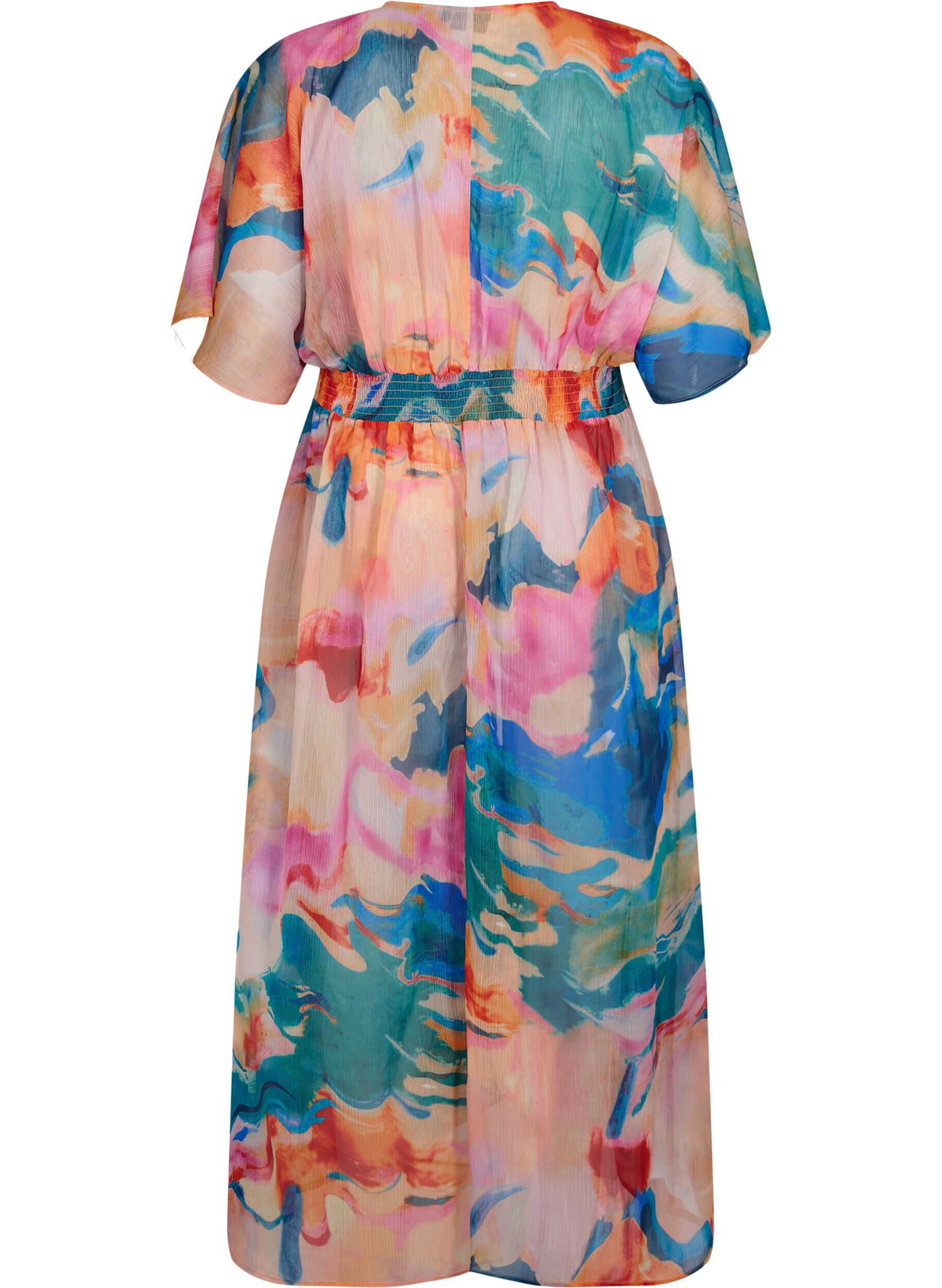 Zizzifashion Beach printed kimono, Watercolor, Packshot image number 1