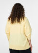 Fine-knit cardigan with round neck, Yellow, Model image number 2
