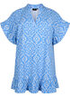 Floral cotton tunic in cotton, Marina Flower AOP, Packshot image number 0