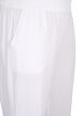 Plain cotton trousers with linen, Bright White, Packshot image number 2