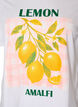 Cotton T-shirt with print, White, Packshot image number 2
