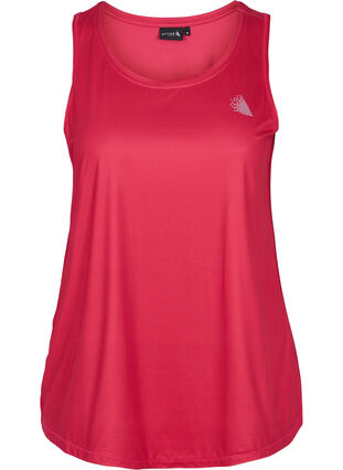 Plain-coloured sports top with round neck, Jazzy, Packshot image number 0