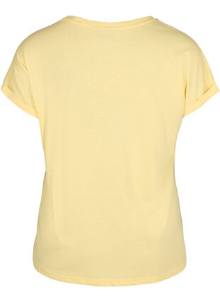 Short sleeved cotton blend t-shirt, Popcorn, Packshot image number 1