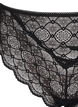 Brazilian lace panties, Black, Packshot image number 2
