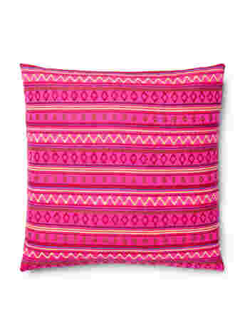 Cushion cover with jacquard pattern