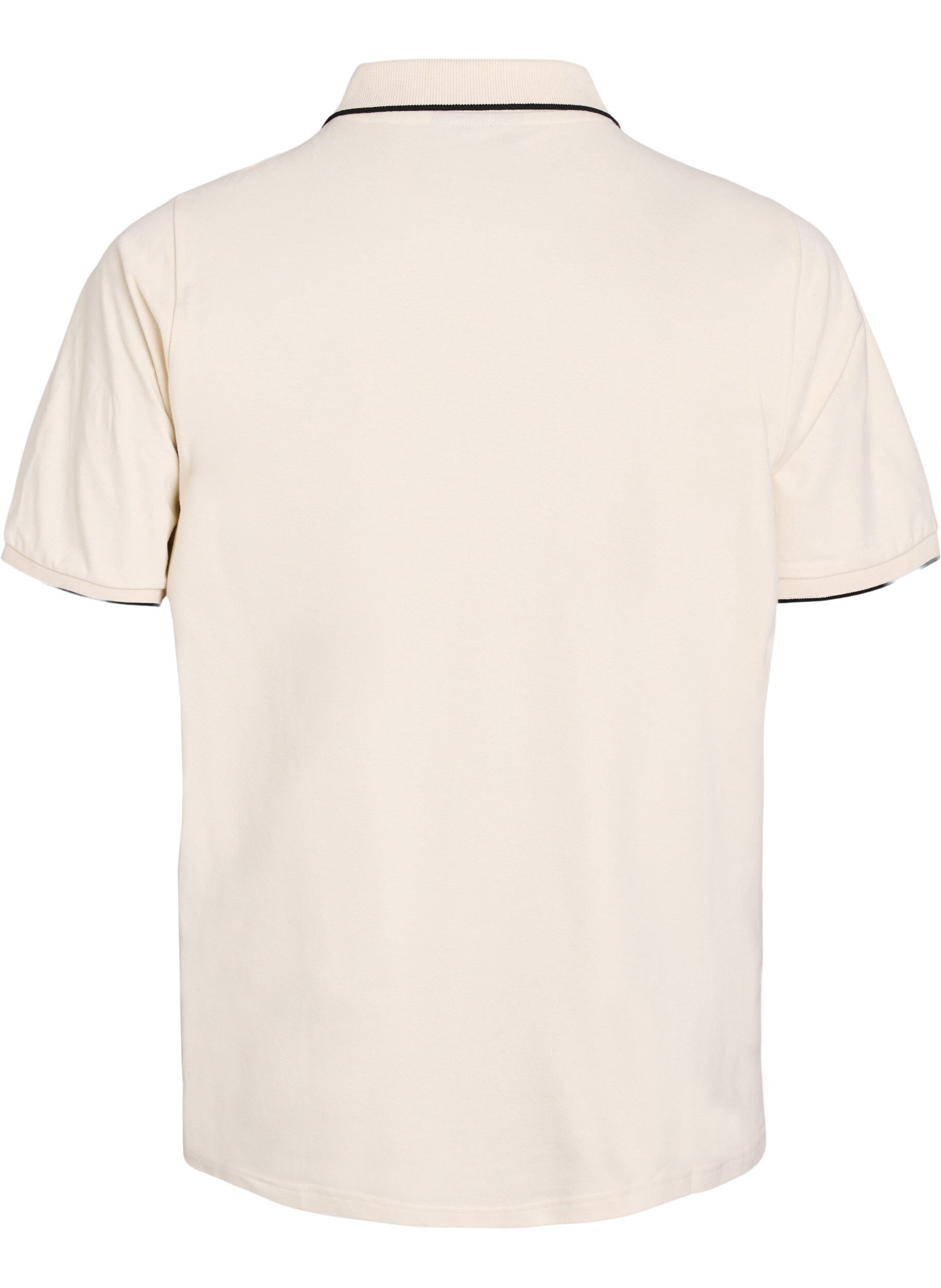 Zizzifashion Short sleeve polo shirt, Beige, Packshot image number 1