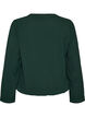 Balloon silhouette blouse with V-neck, Green, Packshot image number 1