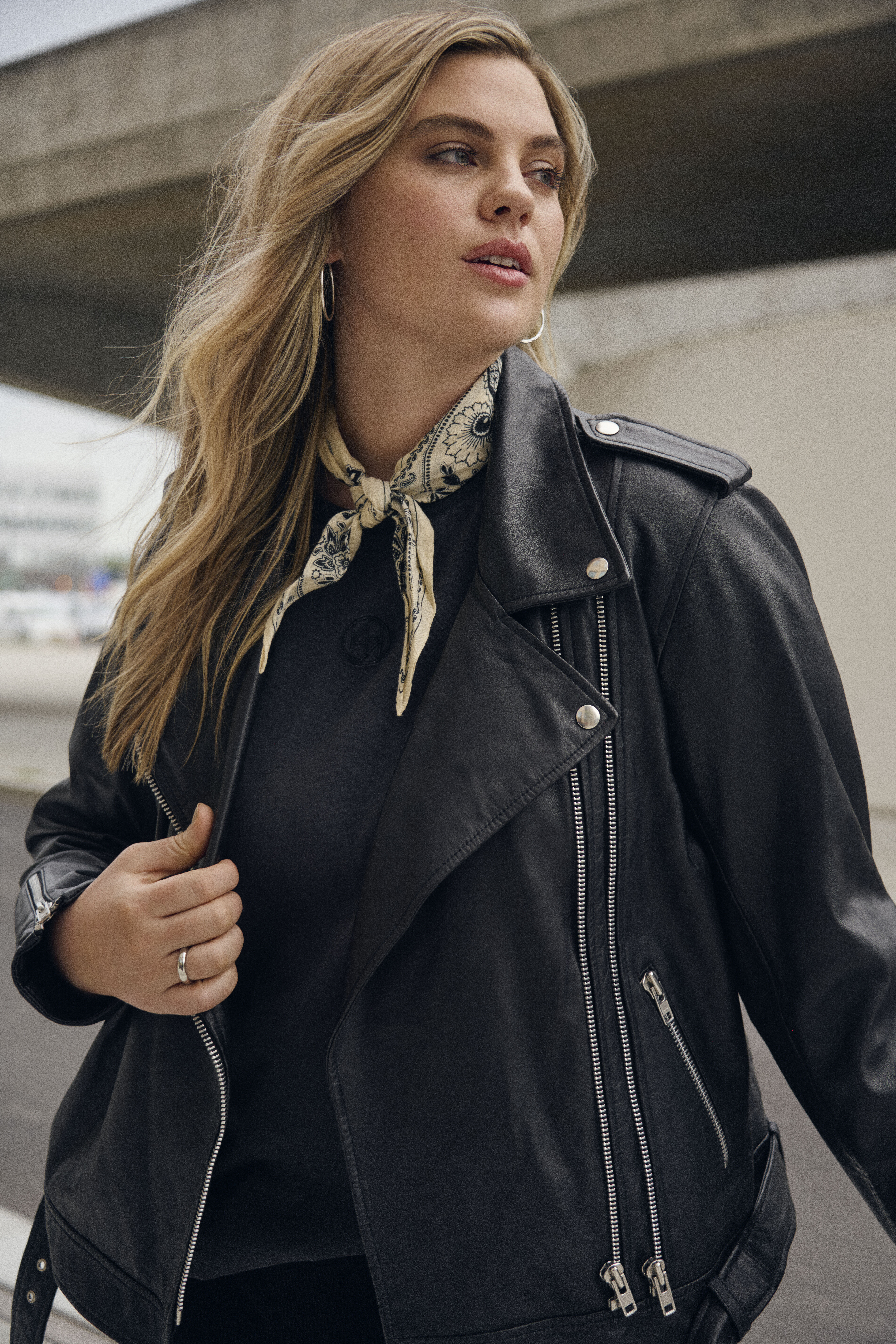 Leather jacket, , Model