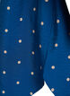 Short dress with collar and chest pocket, Blue, Packshot image number 3