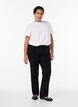 Classic pants in a viscose mix, Black, Model image number 0