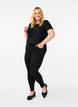 Super slim Amy jeans with embroidery detail, Black, Model image number 0