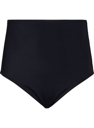 Bikini briefs with extra high waist, Black, Packshot image number 0