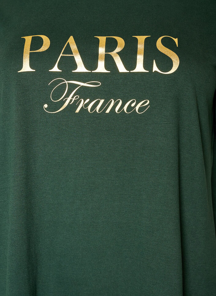 T-shirt with motif, Green, Packshot image number 2