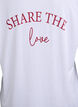 Short sleeve nightgown with text print, , Packshot image number 3