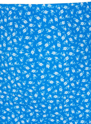Extra high waist bikini bottom with floral print, Blue Flower Print, Packshot image number 2