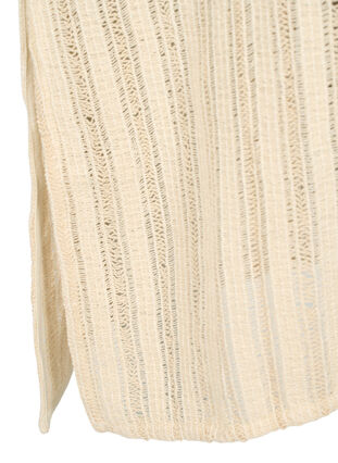 Light woven beach dress with slits, Brazilian Sand, Packshot image number 3