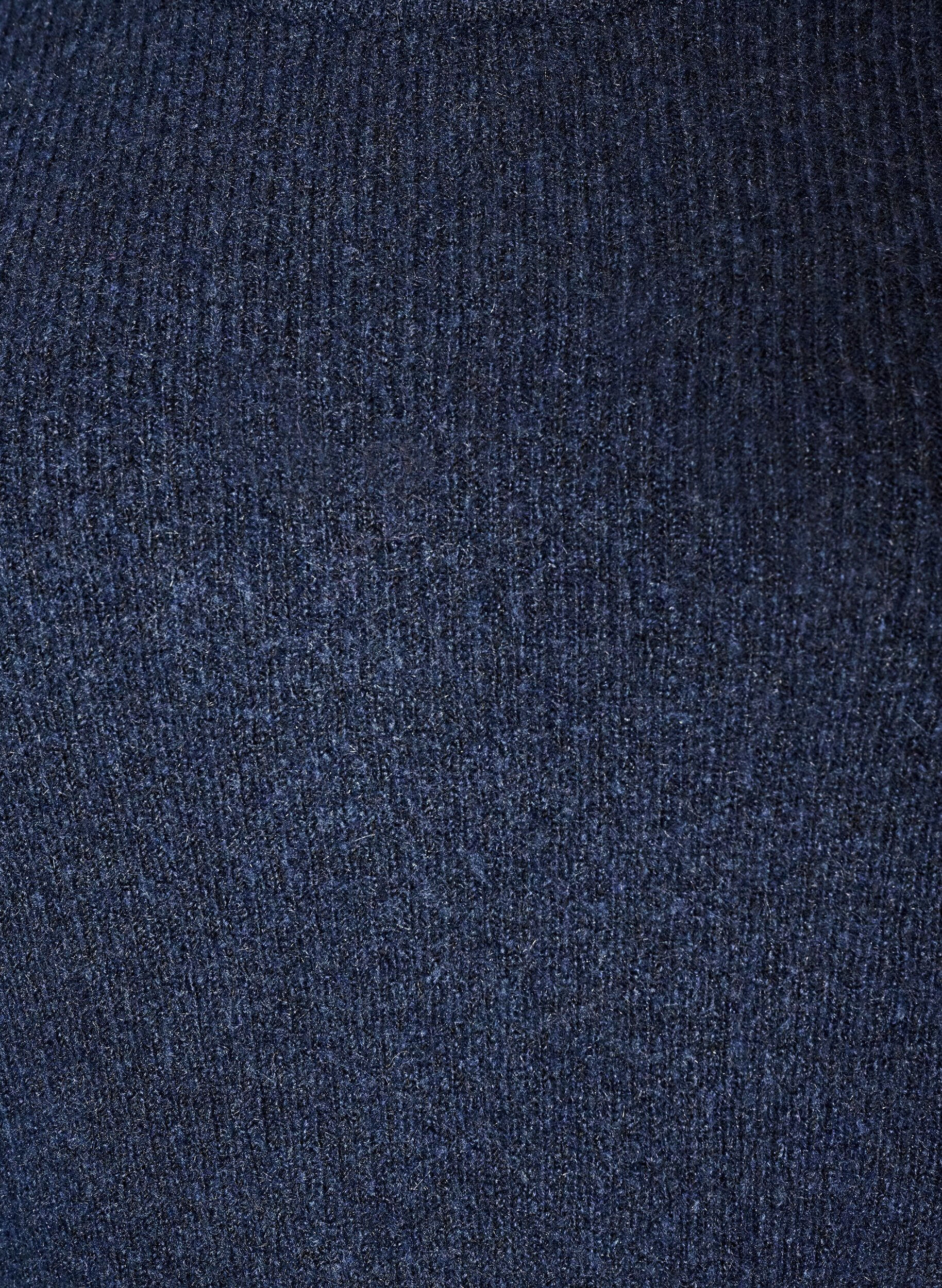 ZizzifashionMelange knit blouse with round neck, Blue, Packshot image number 2