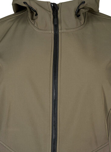 Short softshell jacket with pockets, Bungee Cord , Packshot image number 2