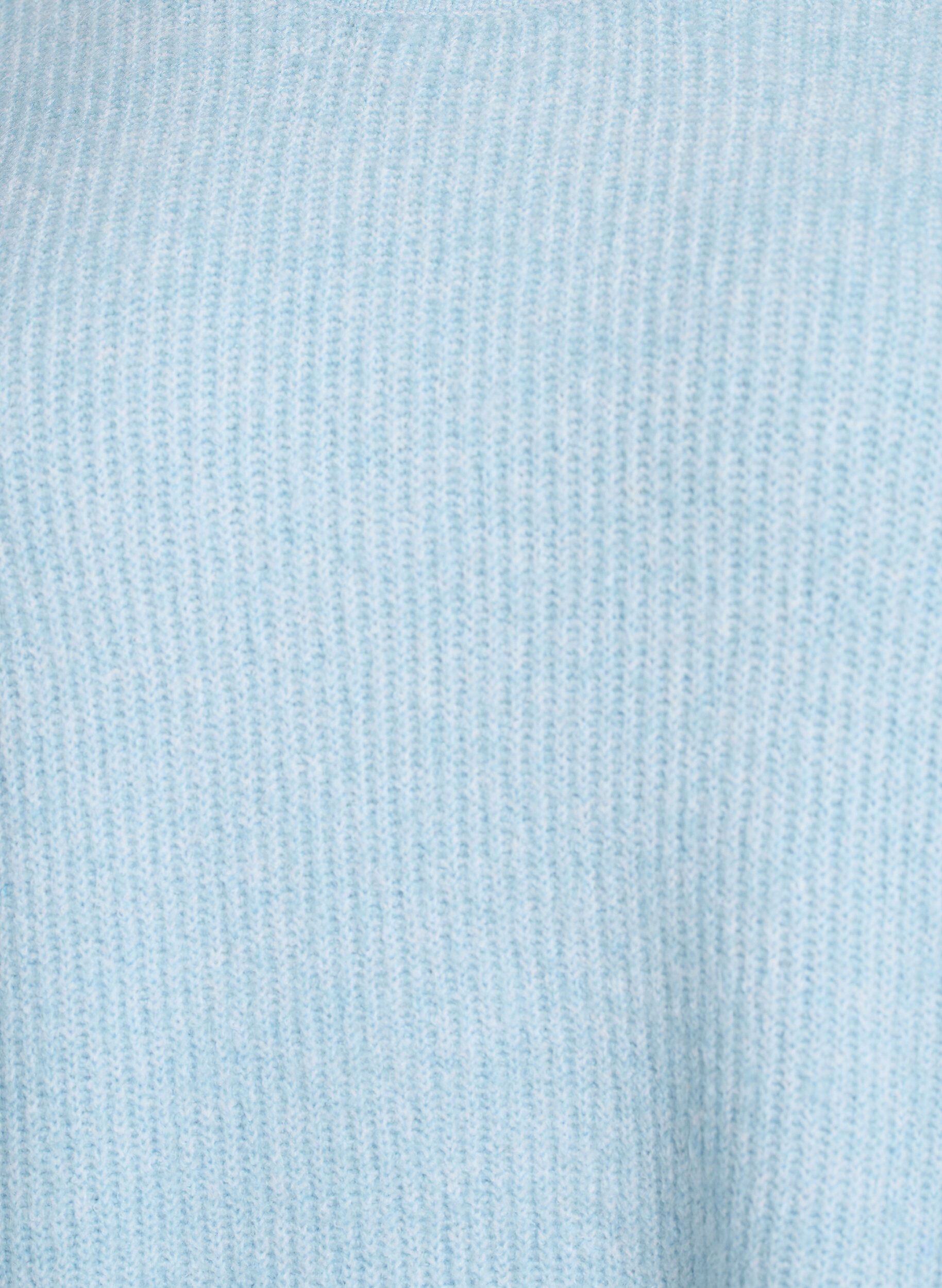 Zizzifashion Loose knit with 3/4-sleeves, Light Blue, Packshot image number 2